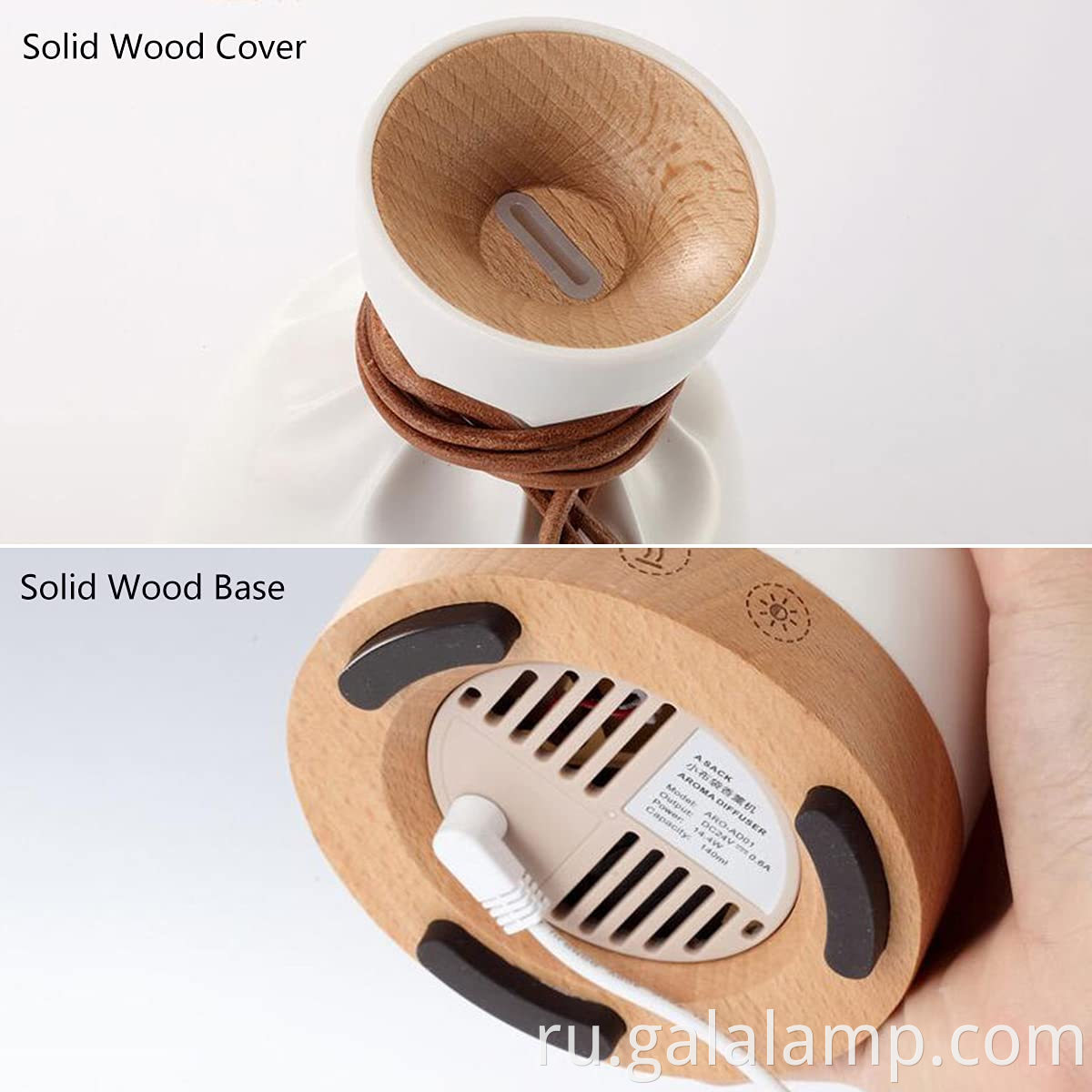 Ночной светильник-увлажнитель с тканевой оберткой Fabric-Wrap Humidifier Night Light